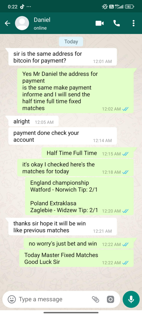 Double Halftime Fulltime Fixed Matches