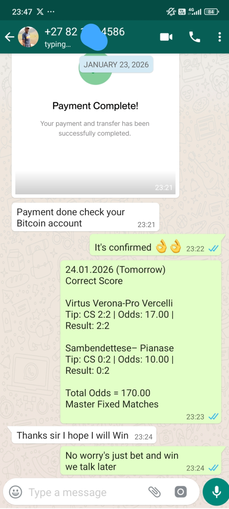 Master fixed matches