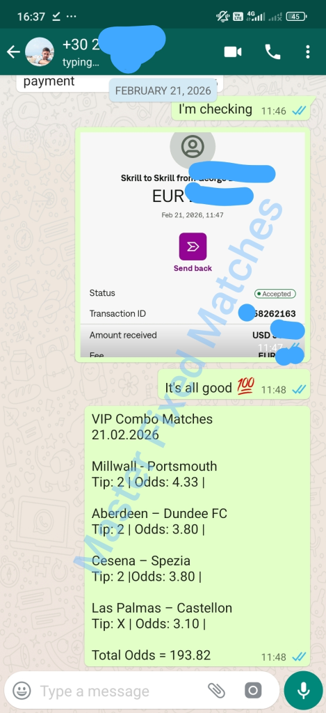 Today Master fixed matches free vip combo ticket matches