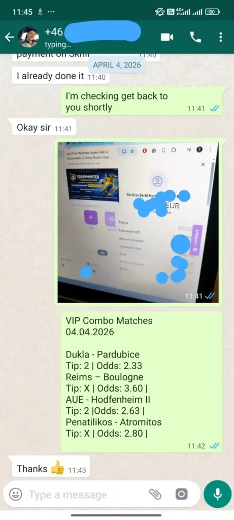 Best fixed matches VIP COMBO 04.04.2026 Today Master Fixed Matches 