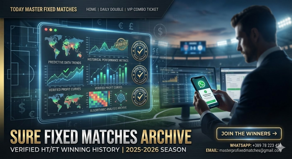 Archive of verified sure fixed matches and HT/FT winning tickets from Today Master Fixed Matches.