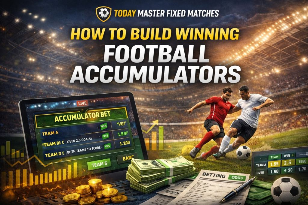 Winning Football Accumulator Strategy – Today Master Fixed Matches How to build winning football accumulators and expert combo betting tips for today.