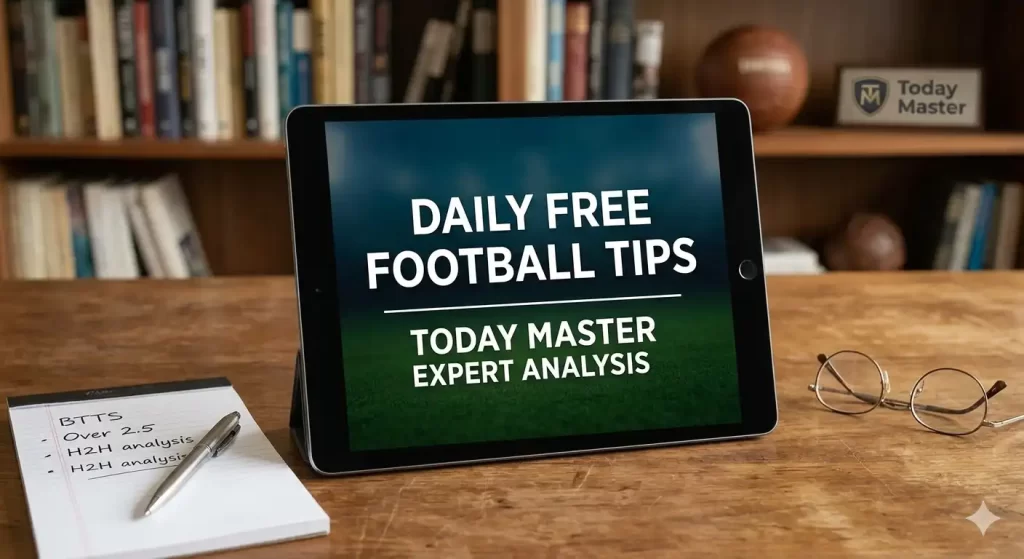Professional daily free football tips and match predictions for today's top soccer fixtures.