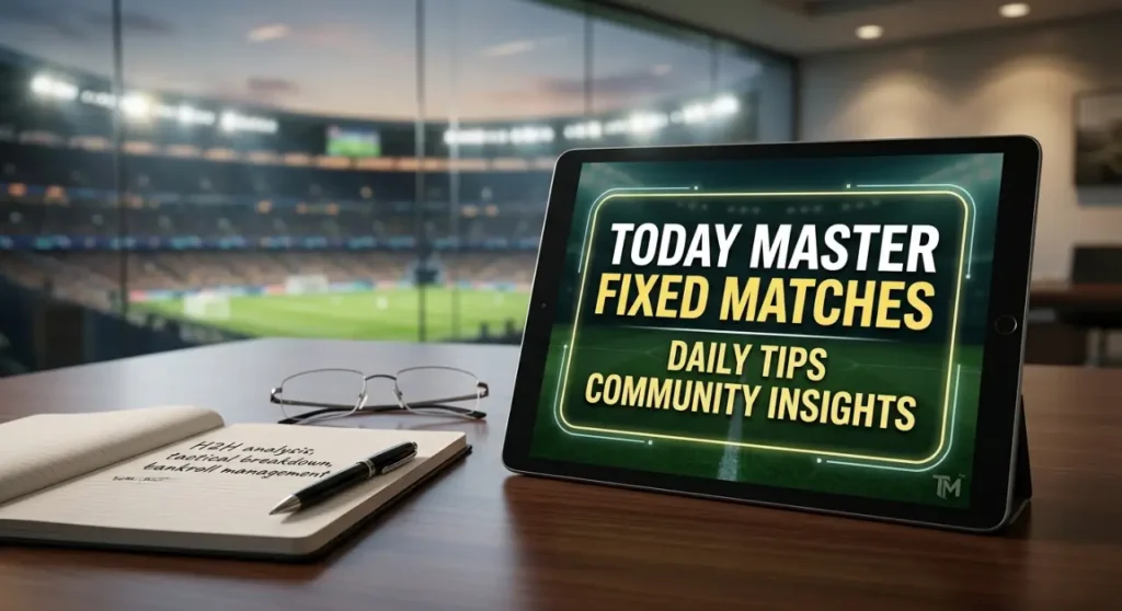 Professional analysis of today master fixed matches with daily betting tips and football community insights.